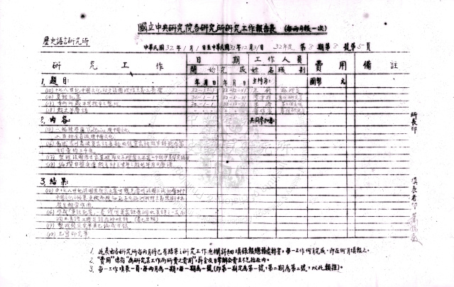 史語所藏歐洲舊時期標本整理